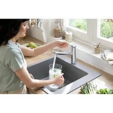 Мойка HANSGROHE S520-F345 + смеситель Zesis M33 Gray Stone (43356800)