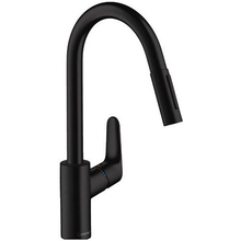 Мойка HANSGROHE S520-F480 + смеситель Focus M41 Black Graphite (43358670)