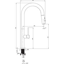 Миття DEANTE Olfato ZPO_010A + змішувач BQO_F72M (ZPOE010A)