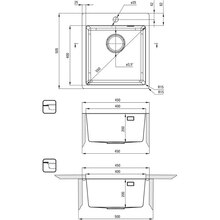 Миття DEANTE Olfato ZPO_R10A + змішувач BQO_R72M (ZPOER10A)