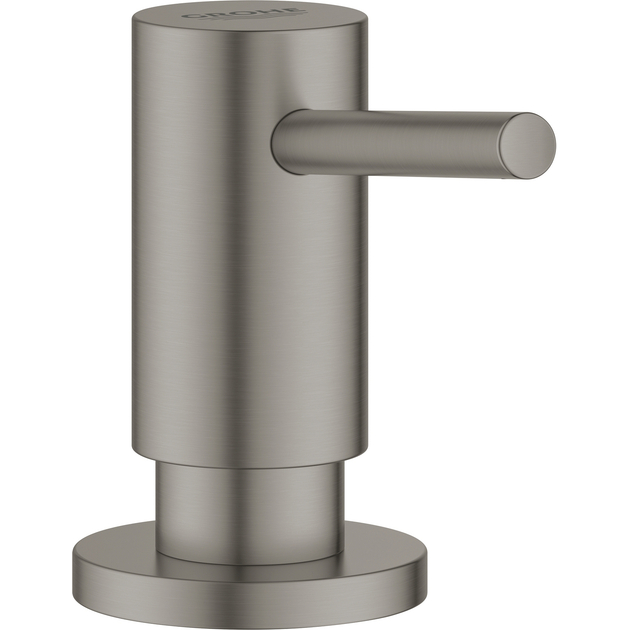 Мийка GROHE K700U + змішувач Minta 30274AL0 + дозатор Cosmopolitan 40535AL0 Graphite Dark Matte (31574AL274) Фактура нержавіючої сталі матова