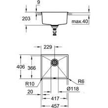 Мийка GROHE K700U (31653APGN)