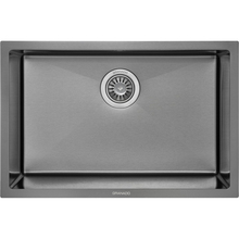 Мойка GRANADO Under top L STEEL S201 black (GS09201B)