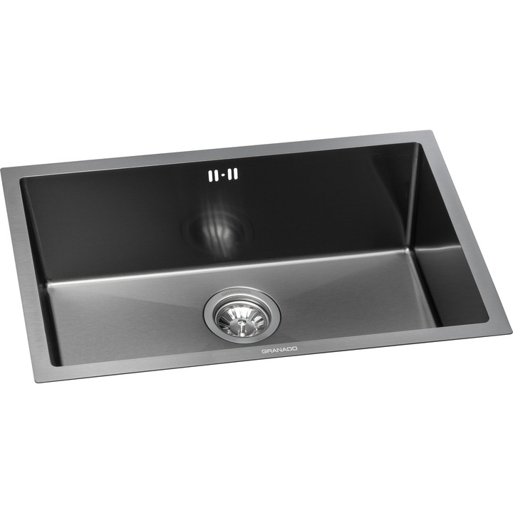 Мойка GRANADO Under top L STEEL S201 black (GS09201B) Материал Нержавеющая сталь