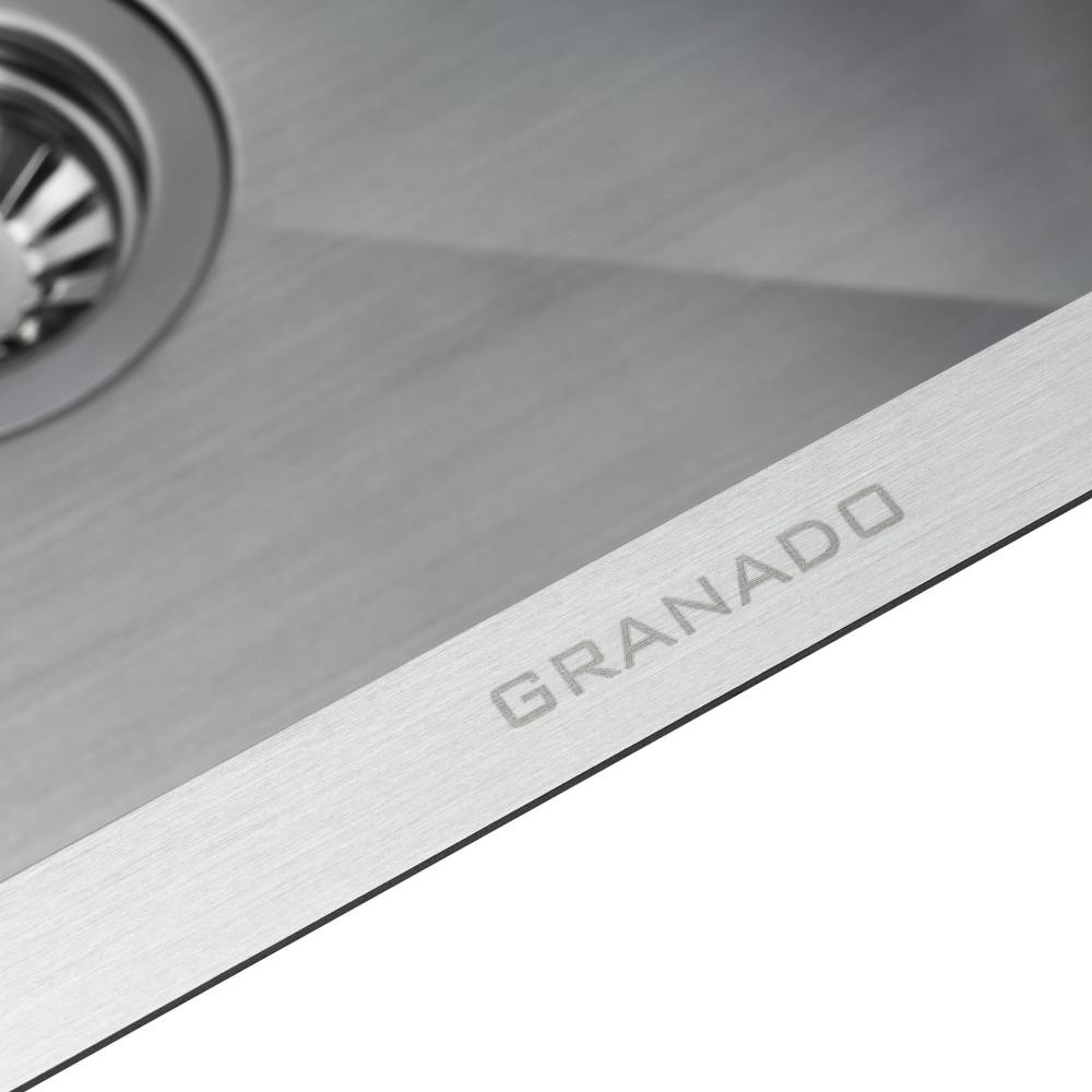 Мийка GRANADO Under Top L STEEL S304 (GS09304) Спосіб монтажу під стільницю