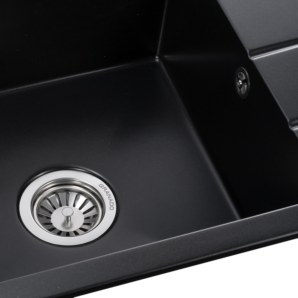 Мийка GRANADO NAVIA Black Shine (gr3801) Форма прямокутна