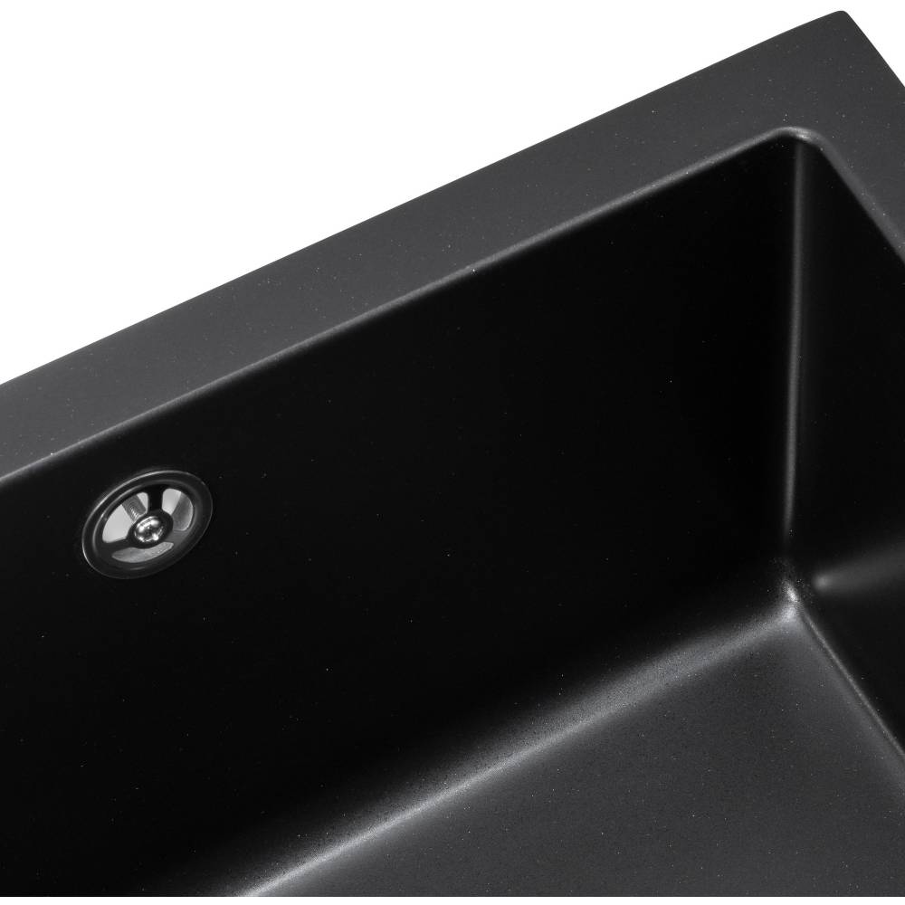 Мойка GRANADO Under top XL Black Shine (gr3701) Способ монтажа под столешницу