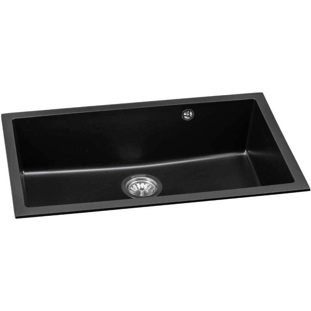 Мойка GRANADO Under top XL Black Shine (gr3701) Дополнительно Комплект поставки: гарантийный талон, инструкция, крепеж, кухонная мойка, сифон; Термостойкость: 260 °C;