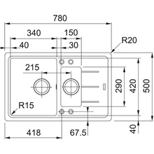 Мойка FRANKE Basis BFG 651-78 (114.0667.448)