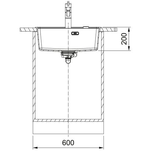 Миття FRANKE Maris MRG 610-52 TL чорний матовий (114.0668.819) Додатково зливний отвір 3 1/2", кількість отворів під змішувач - 3 (попередньо підфрезеровані)