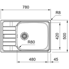 Мийка FRANKE Spark SKL 611-78 XL (101.0716.716)