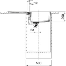 Мойка FRANKE Centro CNG 611-86 Mate Black (114.0701.820)