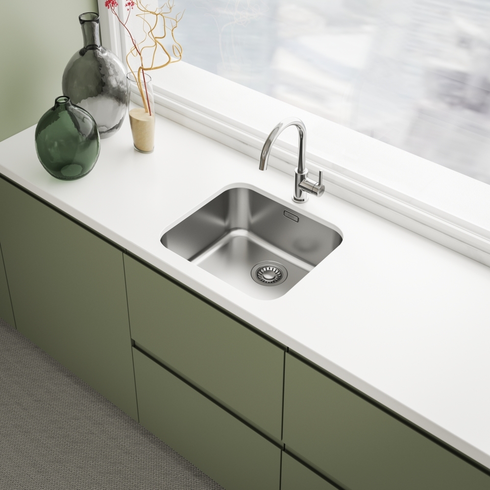 Мийка FRANKE Smart SRX 110-45 (122.0739.592) Фактура нержавіючої сталі полірована