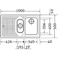 Мийка FRANKE Logica line LLL 651 (101.0381.837)