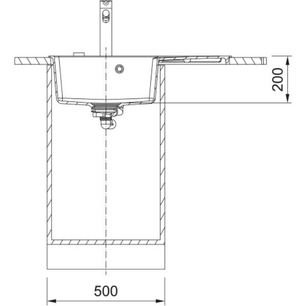 Миття FRANKE Centro CNG 611-78 TL Gray (114.0630.477) Форма прямокутна