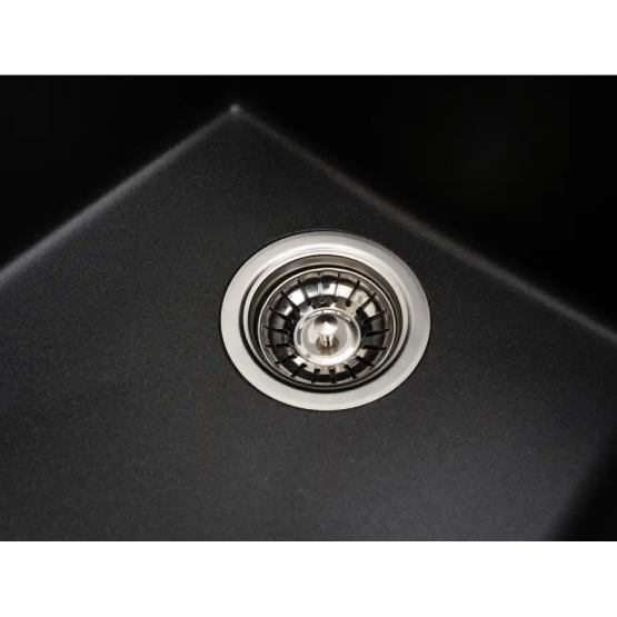 Мийка VENTOLUX Amore BLACK MATT QUARTZ Матеріал штучний камінь