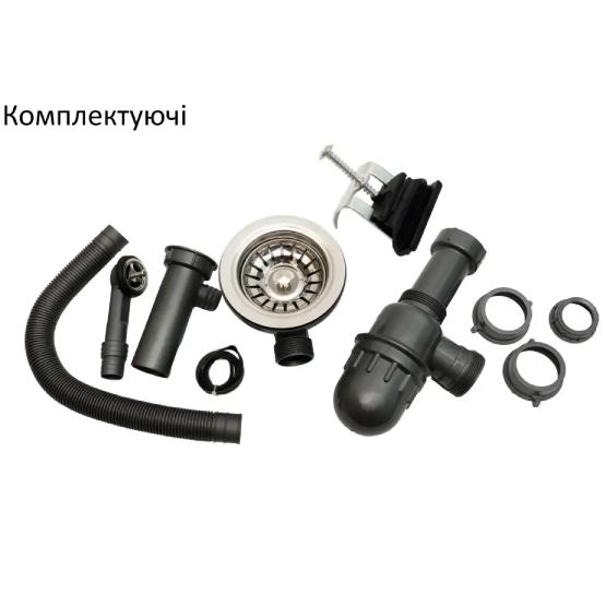 Мийка VENTOLUX Amore BLACK MATT QUARTZ Форма прямокутна