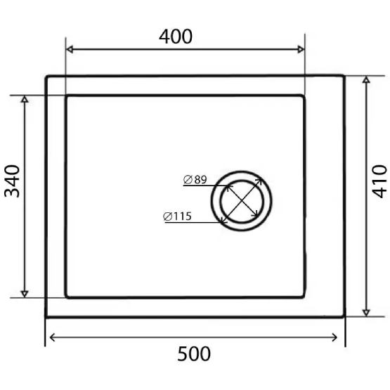Мийка VENTOLUX Amore WHITE QUARTZ Форма прямокутна