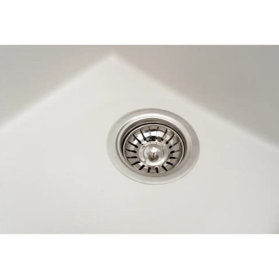 Мийка VENTOLUX Amore WHITE QUARTZ Матеріал штучний камінь