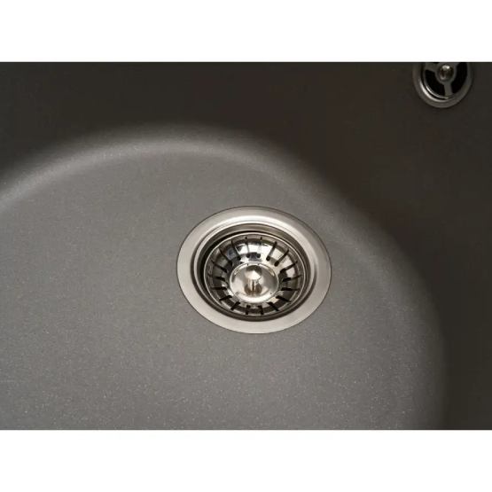 Мийка VENTOLUX FABIA GRAY QUARTZ Матеріал штучний камінь