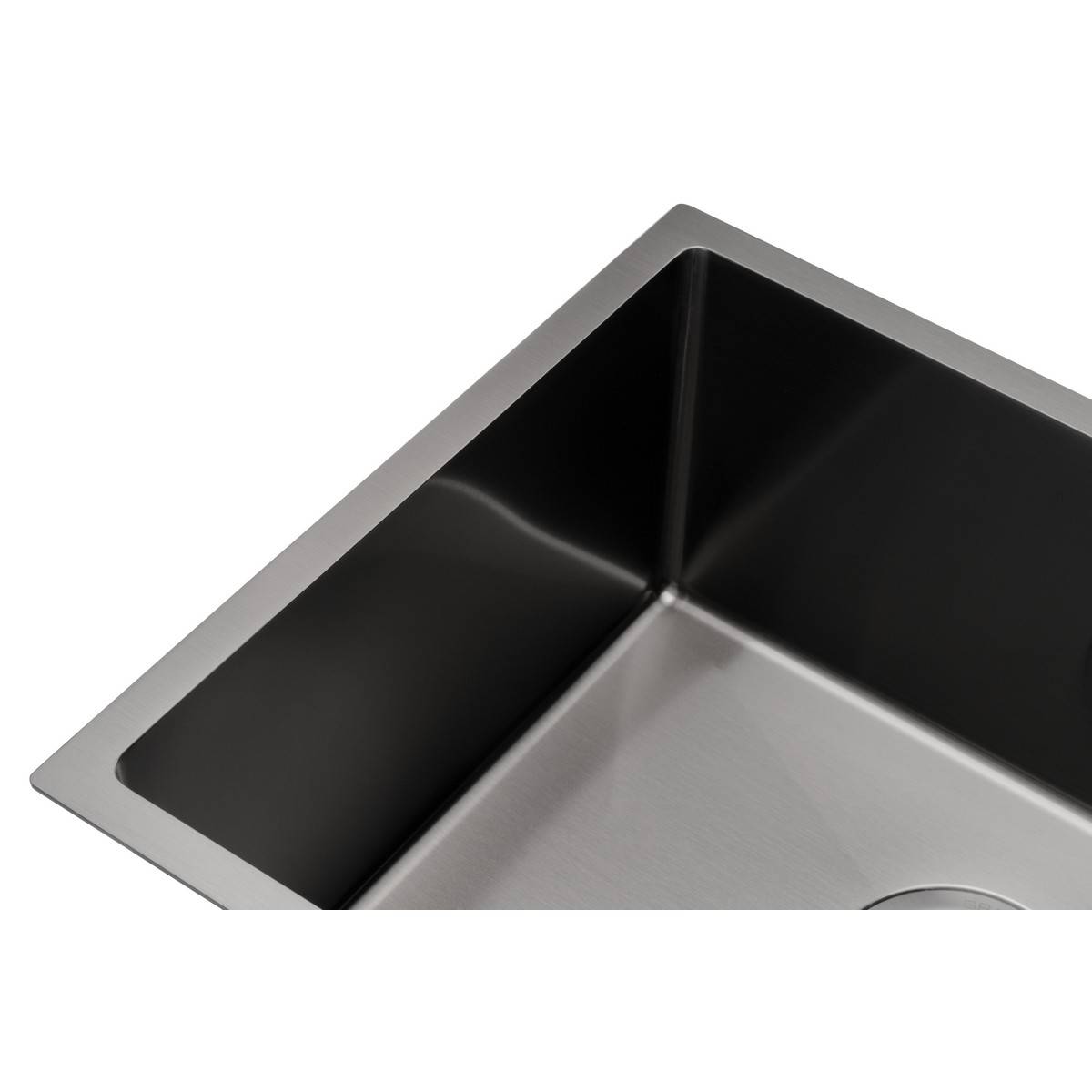 Мийка GRANADO Under Top Max STEEL S201 Black (GS07201TB) Форма квадратна