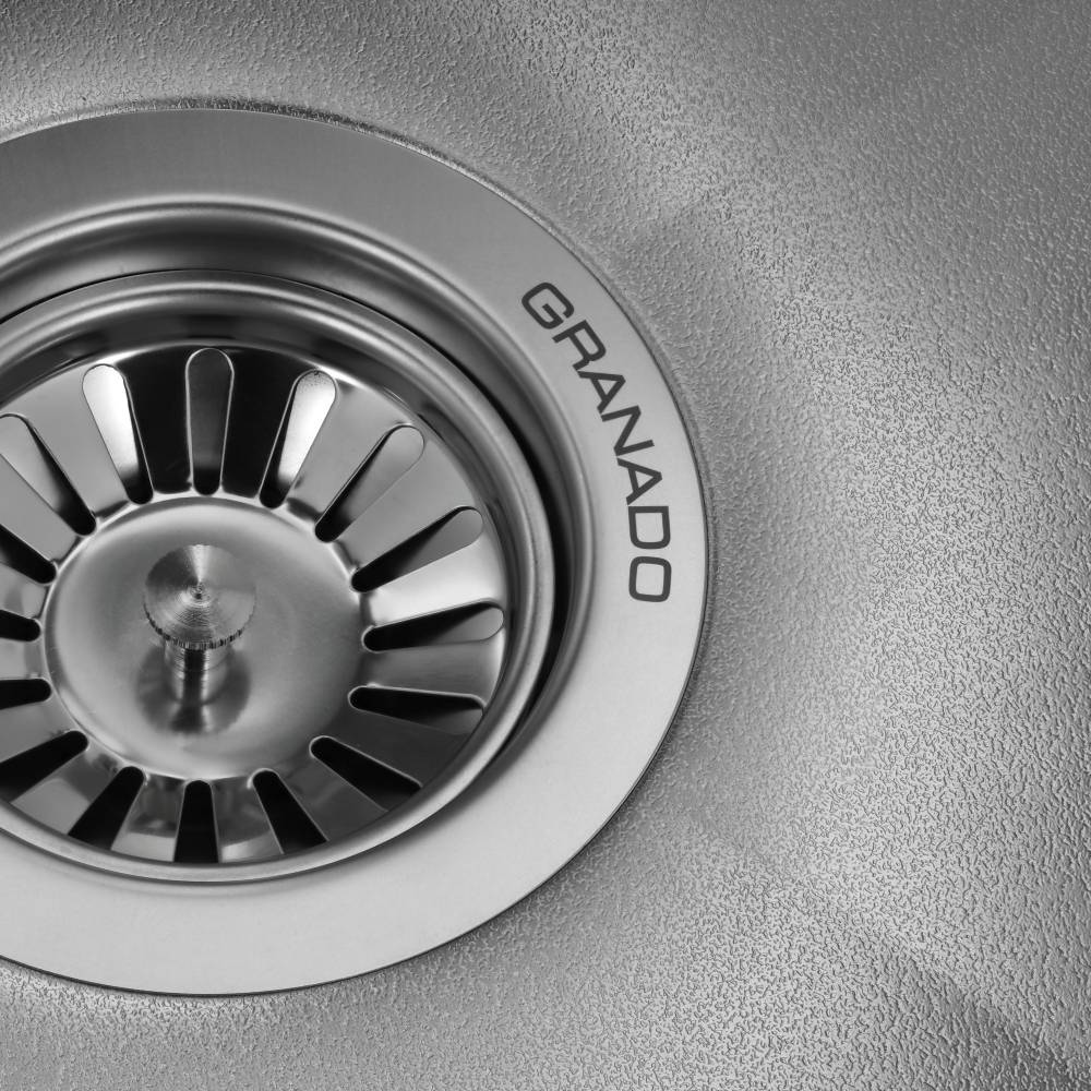 Мийка GRANADO Under Top STEEL S201 Textures Inox (GS07201T) Спосіб монтажу під стільницю