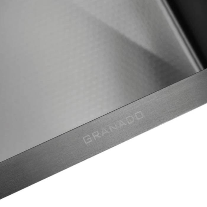 Зовнішній вигляд Мийка GRANADO Pravia S201 Black Honeycomb (GS01201BH)