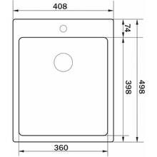 Мийка GRANADO Pravia S201 Black Honeycomb (GS01201BH)