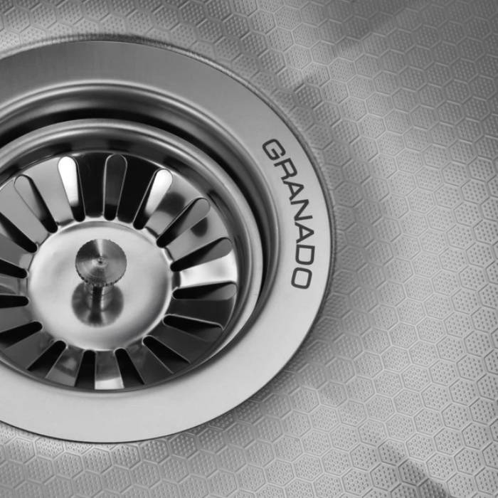 Зовнішній вигляд Мийка GRANADO Pravia S304 Honeycomb (GS01304H)