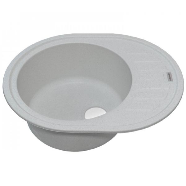 Мийка ADAMANT Ovum Old stone (000008384) Додатково термостійка, витримує високу температуру до 280°С; стійка до механічних пошкоджень, ударів і подряпин столовим приладдям