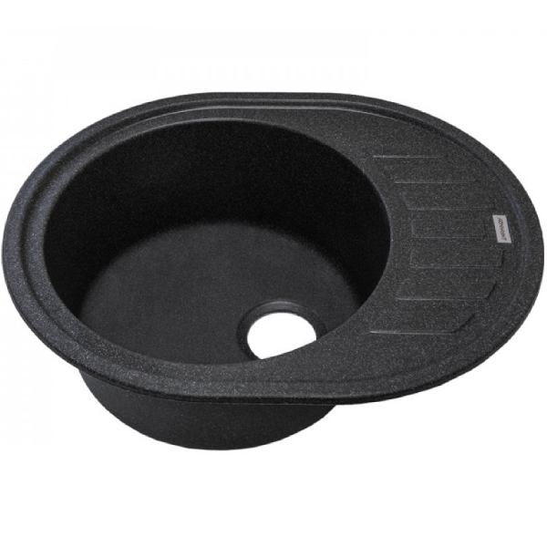 Мойка ADAMANT Ovum Чёрный (000008377) Материал изготовлено из крепкого, высокотехнологичного, экологически чистого материала, состоящего на 80% с кварцитов различных фракций и 20% полиэфирных смол