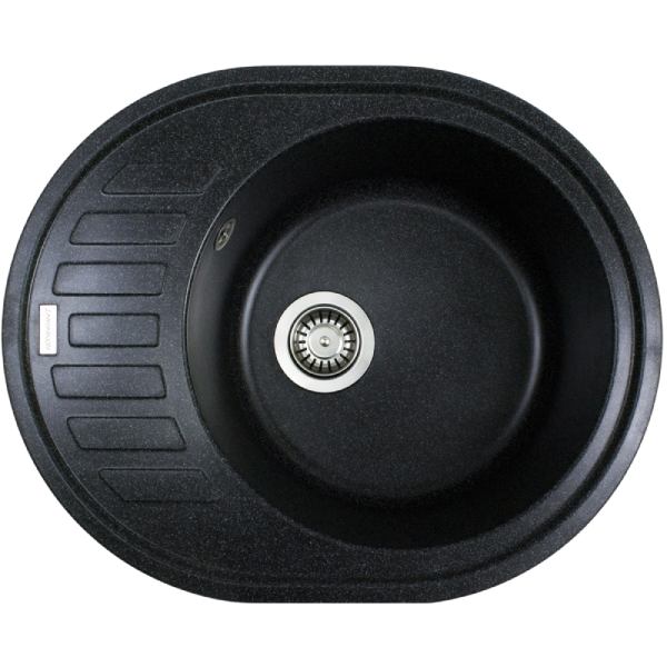 Мойка ADAMANT Ovum Чёрный (000008377) Дополнительно термостойкая, выдерживает высокие температуры до 280°С; устойчива к механическим повреждениям, ударам и царапинам столовыми принадлежностями