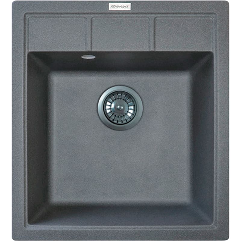 Мойка ADAMANT Brick Gray + смеситель + дозатор (4824296209704) Дополнительно Технология Solid Surface; Термостойкая, выдерживающая высокие температуры до 280°С