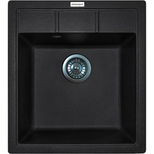 Мойка ADAMANT Brick Black + смеситель + дозатор (4824296209703)