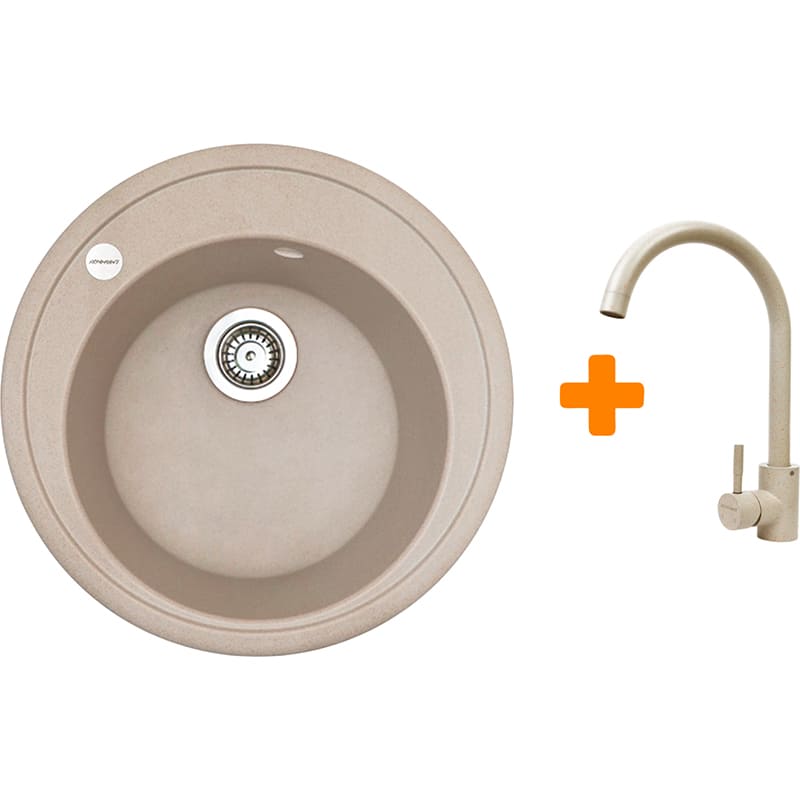 Мойка ADAMANT Sun Avena + смеситель (4824296910106)