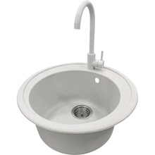 Мойка ADAMANT Sun Old stone + смеситель (4824296910110)