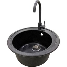 Мийка ADAMANT Sun Graphite + змішувач (4824296910113)