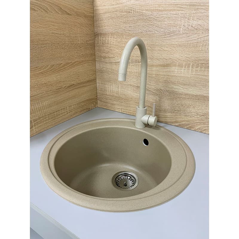 Внешний вид Мойка ADAMANT Sun Sahara + смеситель (4824296910102)