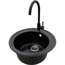 Мийка ADAMANT Sun Black + змішувач (4824296910103)