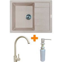 Мийка ADAMANT Anila Avena + змішувач + дозатор (182496900306)