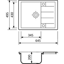 Мийка ADAMANT Anila Gray + змішувач + дозатор (182496900304)