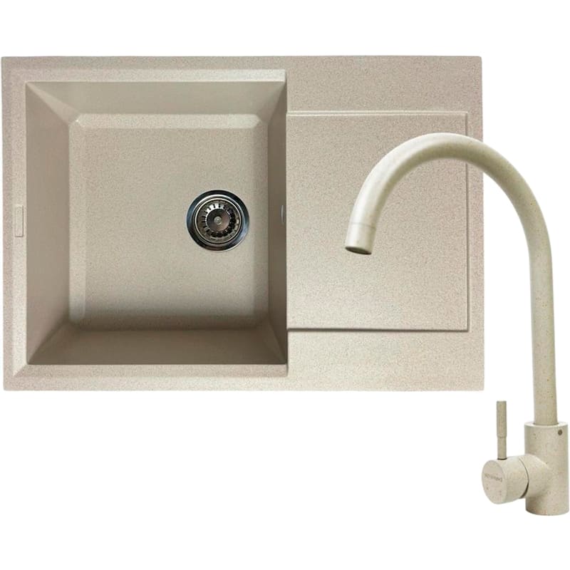 Мойка ADAMANT Horizon Medium Avena + смеситель (4824296104406)