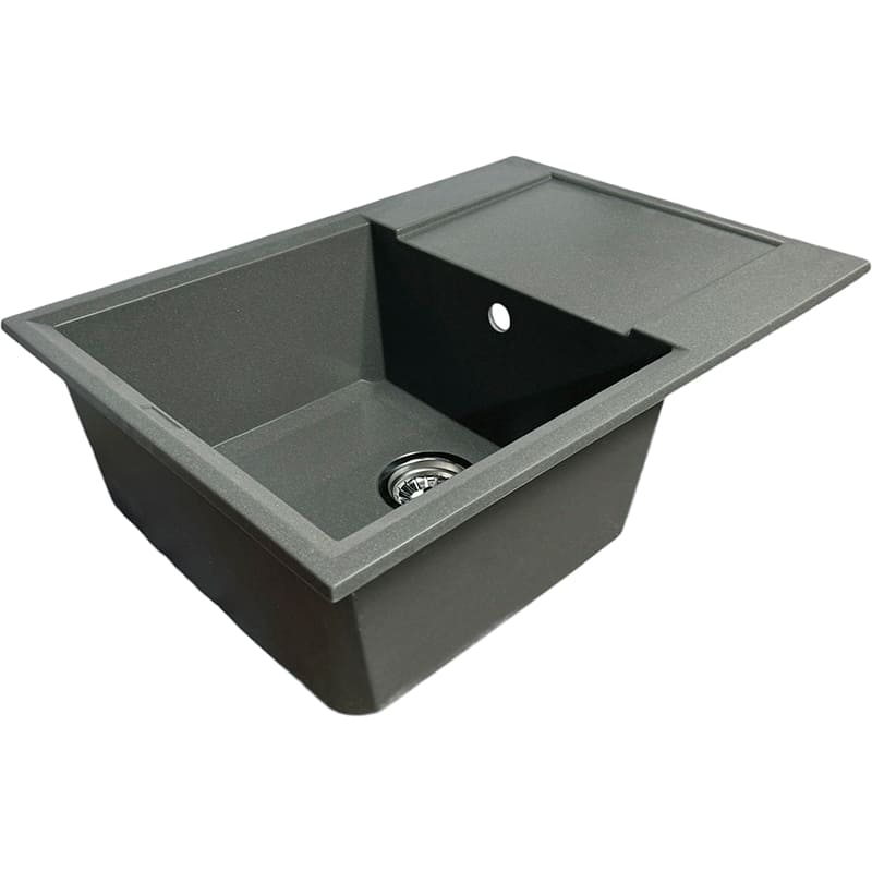 Мийка ADAMANT Horizon Medium Gray + змішувач (4824296104404) Матеріал Граніт