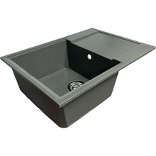 Мийка ADAMANT Horizon Medium Gray + змішувач (4824296104404)