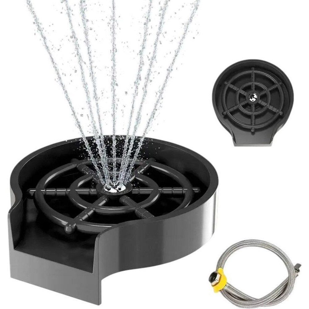 Внешний вид Мойка ADAMANT Horizon Aнтрацит + смеситель + дозатор + ополаскиватель стаканов + коландер (4824296106315)