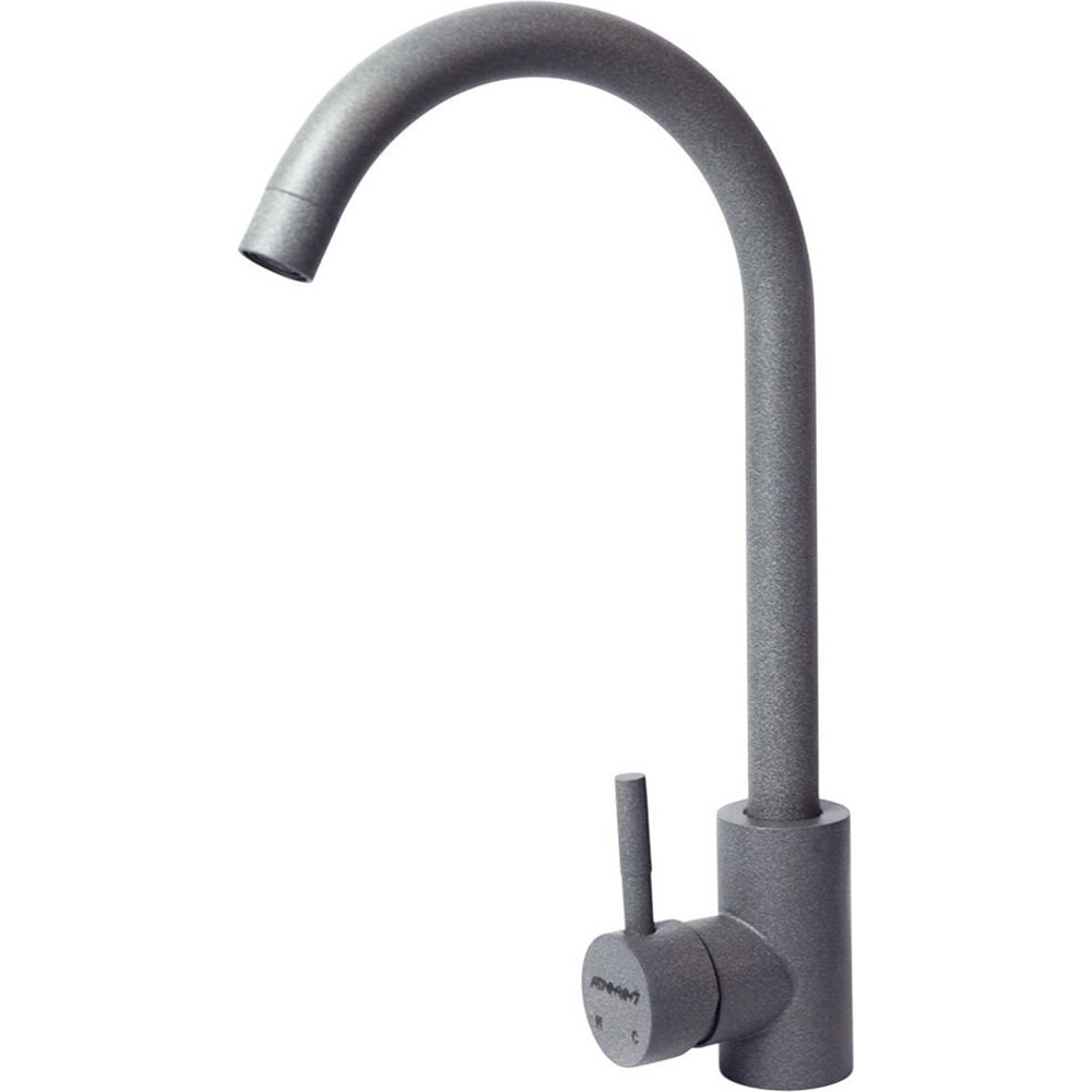 Мийка ADAMANT Horizon Сірий + змішувач + дозатор (1824296901504) Додатково технологія Solid Surface; термостійка, що витримує високі температури до 280 ° С