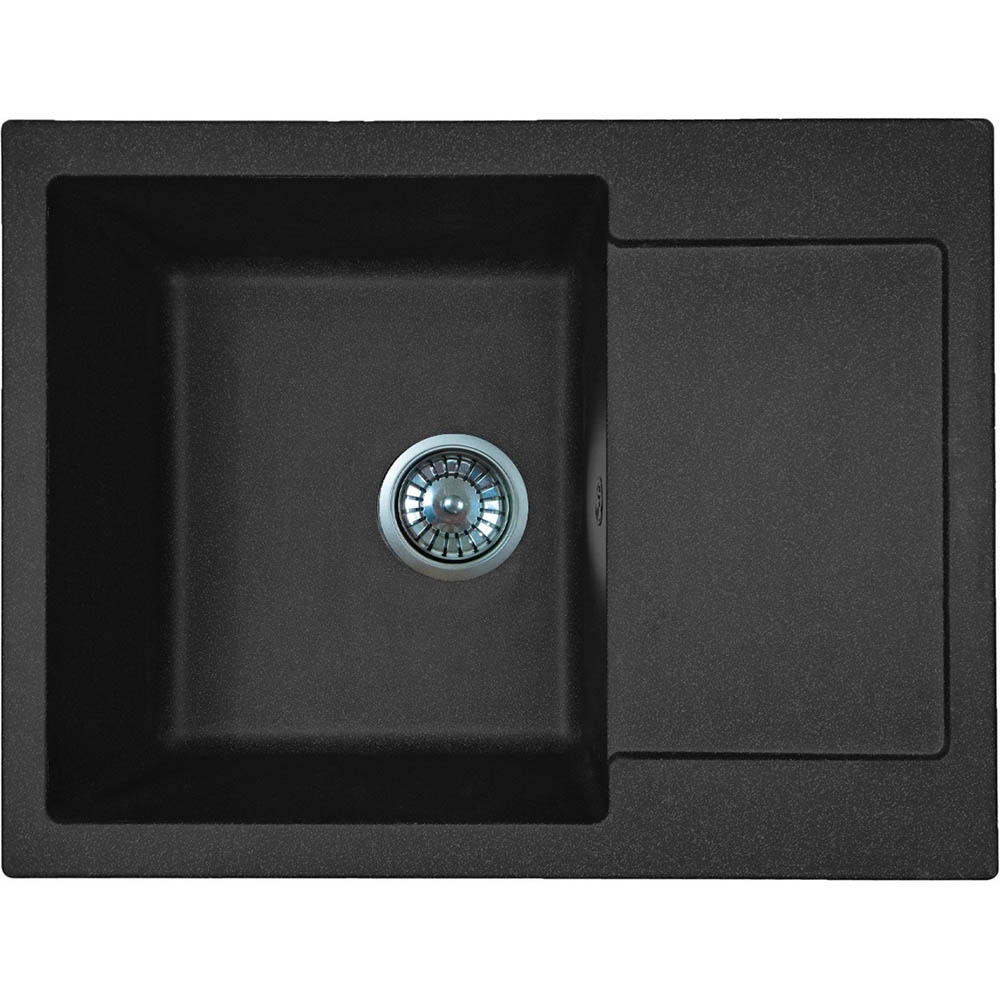 Мойка ADAMANT Minimal Черный + смеситель (1824296912303) Дополнительно технология Solid Surface; термостойкая, выдерживающая высокие температуры до 280°С