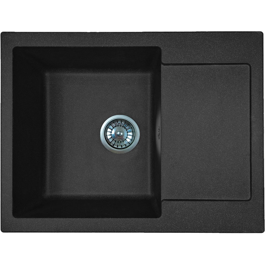 Мийка ADAMANT Minimal Чорний + змішувач + дозатор (1824296902303) Додатково технологія Solid Surface; термостійка, що витримує високі температури до 280 ° С