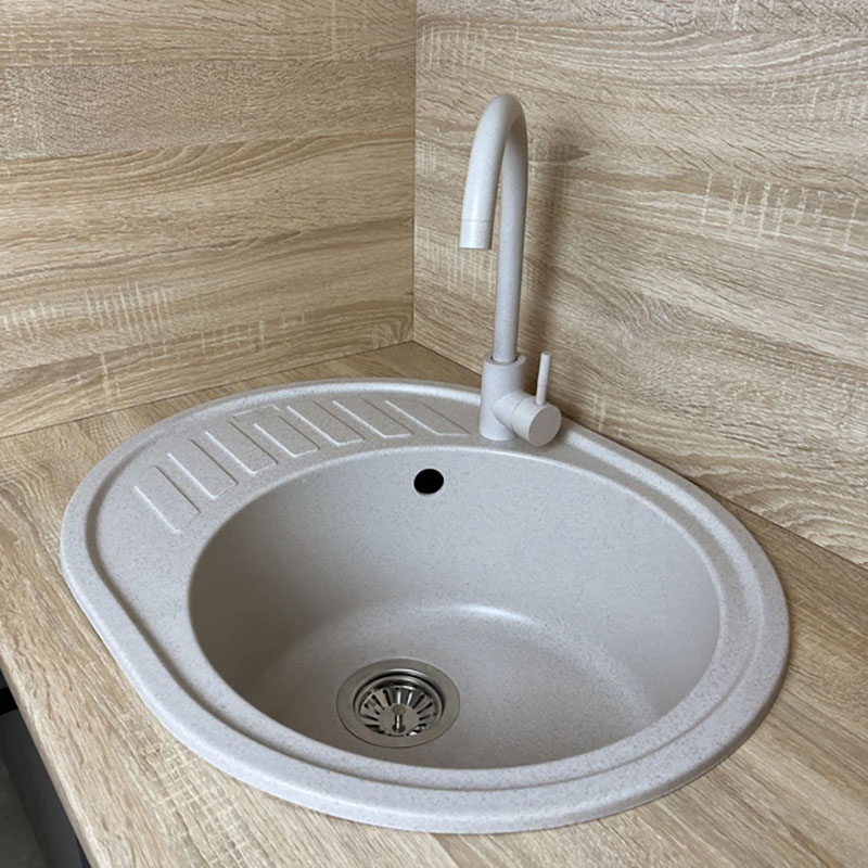 Мойка ADAMANT Ovum Avena + смеситель (1824296910406) Форма овальная