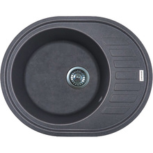 Мийка ADAMANT Ovum Сірий + змішувач + дозатор (1824296900404)